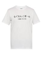 Matchesfashion.com Rag & Bone - Hiragana Print Cotton T Shirt - Mens - White