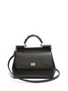Dolce & Gabbana Sicily Small Embellished Leather Bag