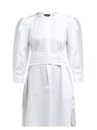 Matchesfashion.com Isabel Marant - Galaxy Belted Cotton Shirt Dress - Womens - White