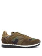 Matchesfashion.com Valentino - Rockrunner Camouflage Print Trainers - Mens - Green