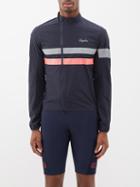 Rapha - Brevet Striped Gore-tex Jacket - Mens - Dark Navy