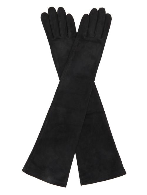 Agnelle Opera Long-length Suede Gloves