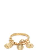 Matchesfashion.com Chlo - Emoji Engraved Medallion Brass Bracelet - Womens - Gold