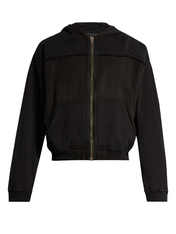 Haider Ackermann Perth Hooded Zip-through Cotton Sweatshirt