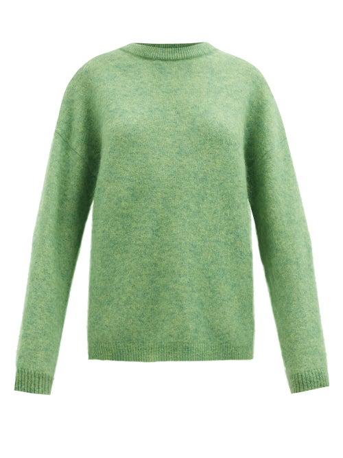 Acne Studios - Dropped-shoulder Sweater - Womens - Green