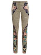 Mary Katrantzou Labyrinth Cowboy-appliqu Skinny-leg Trousers