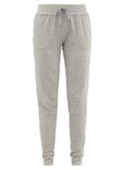Ladies Lingerie Skin - Pima-cotton Track Pants - Womens - Light Grey
