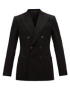 Matchesfashion.com Givenchy - Double Breasted Wool Blazer - Mens - Black