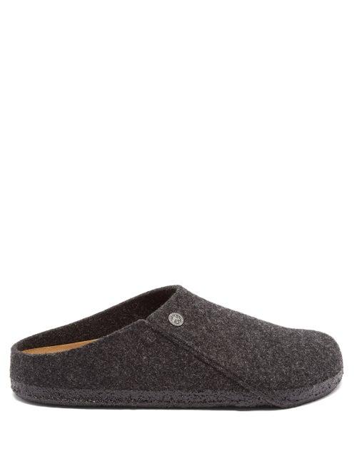Birkenstock - Zermatt Wool-felt Slipper - Mens - Dark Grey