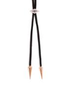 Diane Kordas Diamond, Sapphire & Rose-gold Bolo Necklace