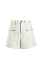 Matchesfashion.com Isabel Marant - Cedar Leather Shorts - Womens - White
