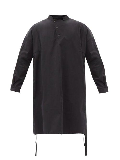 Matchesfashion.com Toogood - The Artist Cotton-blend Tunic Shirt - Mens - Black