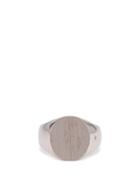 Matchesfashion.com Tom Wood - Sterling Silver Signet Ring - Mens - Silver