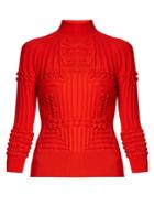 Mary Katrantzou Hardy Roll-neck 3-d Knit Sweater