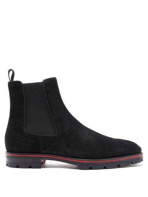 Matchesfashion.com Christian Louboutin - Alpinono Suede Boots - Mens - Black