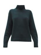 Matchesfashion.com Acne Studios - Kastrid Wool Blend Sweater - Womens - Dark Green