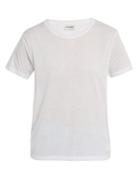 Saint Laurent Logo-appliqu Sheer Cotton-jersey T-shirt
