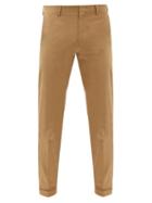 Matchesfashion.com Paul Smith - Tailored Cotton Chino Trousers - Mens - Beige