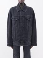 Acne Studios - Morris Organic-denim Oversized Jacket - Womens - Black