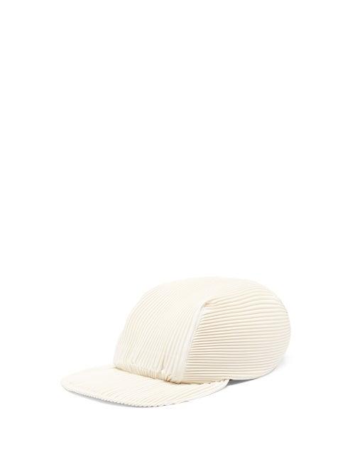 Matchesfashion.com Homme Pliss Issey Miyake - Technical-pleated Baseball Cap - Mens - White