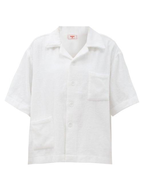 Matchesfashion.com Terry - Oversized Cotton-terry Shirt - Womens - White