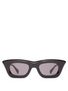 Matchesfashion.com Kuboraum - Cat Eye Acetate Sunglasses - Mens - Black