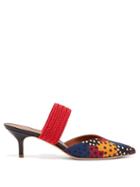 Matchesfashion.com Malone Souliers By Roy Luwolt - X Ungaro Maisie Kitten Heels - Womens - Multi