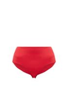 Matchesfashion.com Dos Gardenias - Granny Square-cut Leg Bikini Briefs - Womens - Red