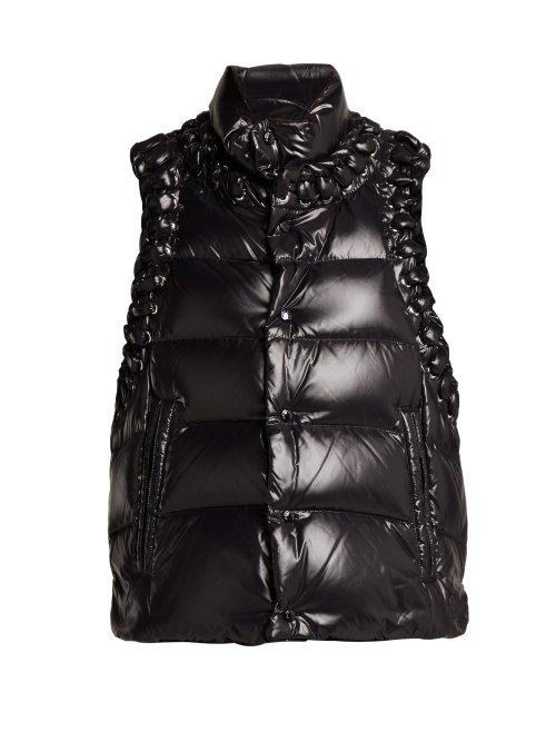Matchesfashion.com 6 Moncler Noir Kei Ninomiya - Agate Padded Gilet - Womens - Black