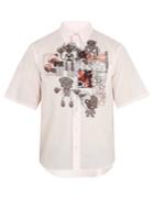 Prada Monkey-print Cotton-poplin Shirt