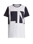 Lndr Crew-neck Logo-print Organic-cotton T-shirt