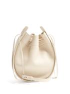 Matchesfashion.com The Row - Drawstring Leather Cross Body Bag - Womens - Cream