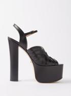 Gucci - Keyla 95mm Leather Sandals - Womens - Black