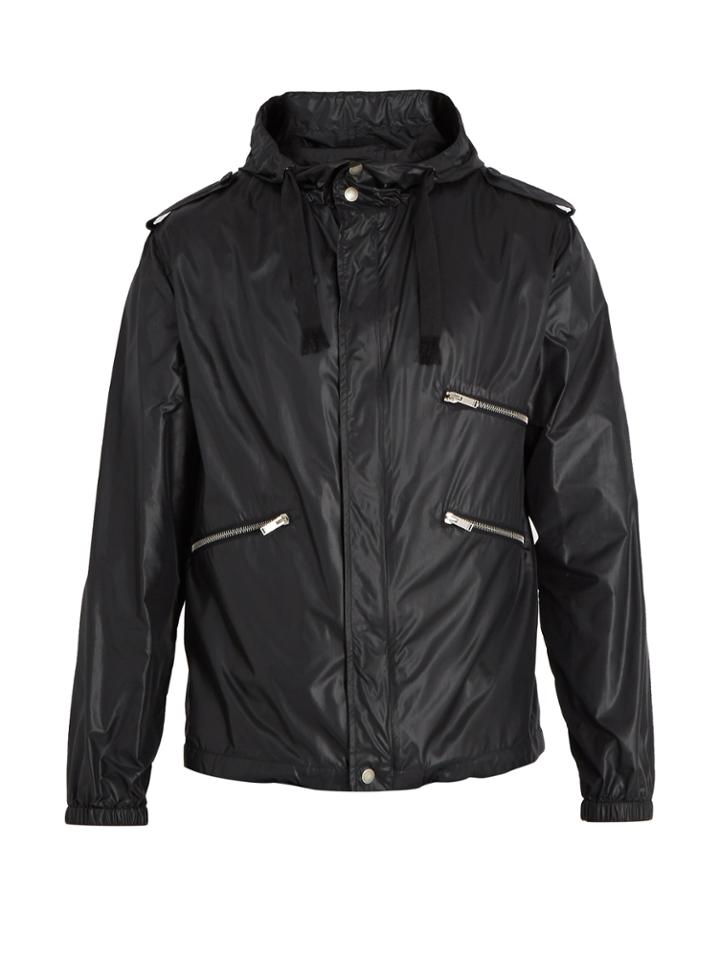 Saint Laurent Hooded Shell Jacket