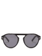 Dior Homme Sunglasses Blacktie Round Acetate Sunglasses