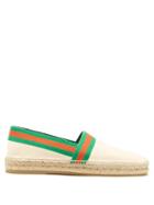 Matchesfashion.com Gucci - Alejandro Canvas Espadrilles - Mens - Beige