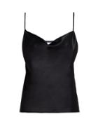 Matchesfashion.com Galvan - Whiteley Satin Cami Top - Womens - Black