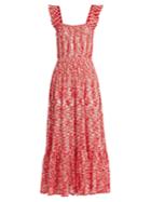 Missoni Square-neck Sleeveless Crochet-knit Dress