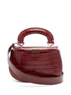 Lemaire Pumpkin Crocodile-effect Leather Bag