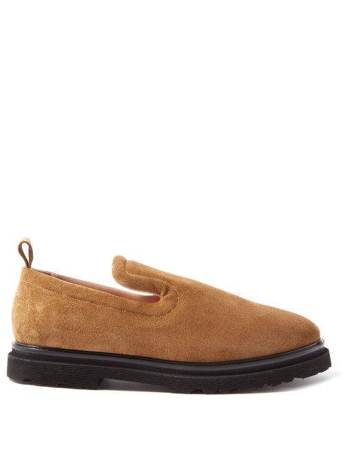 Nanushka - Sean Suede Loafers - Mens - Beige