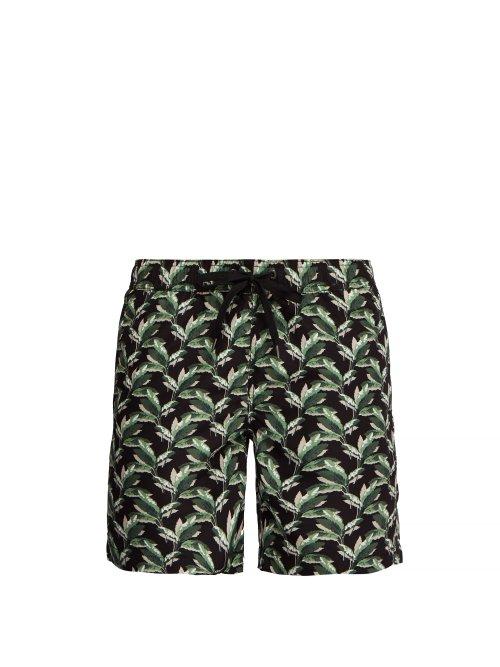Matchesfashion.com Onia - Charles Liberty Print Swim Shorts - Mens - Black Multi