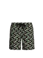 Matchesfashion.com Onia - Charles Liberty Print Swim Shorts - Mens - Black Multi