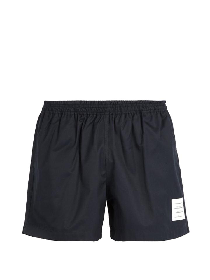 Thom Browne Cotton Twill Rugby Shorts