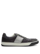 Lanvin Grosgrain Trim Suede Low-top Trainers