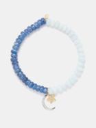 Sydney Evan - Diamond, Kyanite, Aquamarine & 14kt Gold Bracelet - Womens - Blue Multi