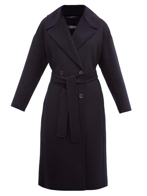 Matchesfashion.com S Max Mara - Simone Coat - Womens - Navy