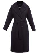 Matchesfashion.com S Max Mara - Simone Coat - Womens - Navy