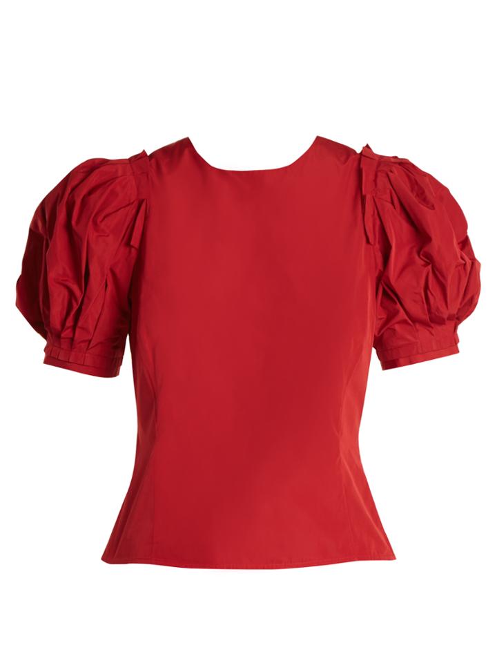 Brock Collection Takato Puff-sleeved Top
