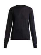 Saint Laurent Fine-knit Cashmere And Silk-blend Sweater