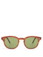 Garrett Leight Warren Square-frame Sunglasses